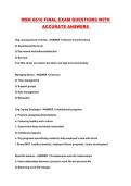 MSM 6610 FINAL EXAM QUESTIONS WITH ACCURATE ANSWERS 