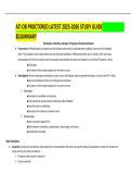 ATI OB PROCTORED LATEST 2025-2026 STUDY GUIDE    &SUMMARY