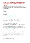 MTTC 103- Visual and Performing Arts Exam Questions and Answers &lpar;Latest 2026&rpar;