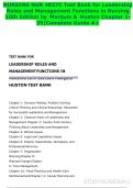 Test Bank for Leadership Roles and Management Functions in Nursing 10th Edition by Marquis & Huston Chapter 1- 25&vert;Complete Guide A&plus;