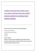 Certified Exit Planning Advisor &lpar;CEPA&rpar; Practice  Exam NEWEST EXAM QUESTIONS AND CORRECT  DETAILED ANSWERS PLUS RATIONALES 2026  &lpar;VERIFIED ANSWERS&rpar;