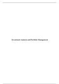 Title&colon; Investment Analysis and Portfolio Management &ndash; Test Bank with Chapter Solutions