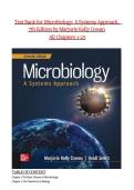Test Bank for Microbiology&colon; A Systems Approach&comma; 7th Edition by Marjorie Kelly Cowan All Chapters 1-25
