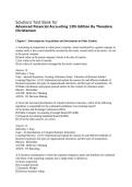 Solutions Test Bank for Advanced Financial Accounting 13th Edition 2026 by Theodore Christensen Complete Verified Answers ISBN 9780134640483