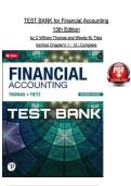 Complete Financial Accounting & Analysis Bundle 2026 &ndash; Test Banks &plus; Solution Manual &vert; Thomas&comma; Edmonds & Gibson PDF Package