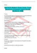 NUR 641E Midterm Study Guide- Exam Questions & Answers Latest Already Graded A&plus; 2026