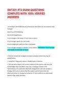 SWT301 EXAMS BUNDLE