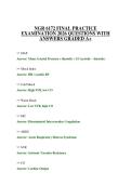 NGR 6172 FINAL PRACTICE EXAMINATION 2026 QUESTIONS WITH ANSWERS GRADED A&plus;