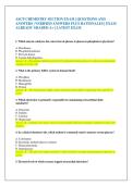ASCP CHEMISTRY SECTION EXAM &vert; QUESTIONS AND  ANSWERS &vert; VERIFIED ANSWERS PLUS RATIONALES &vert; EXAM  ALREADY GRADED A&plus; &vert; LATEST EXAM 