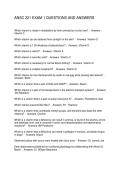 ANSC 221 EXAM 1 QUESTIONS AND ANSWERS