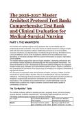  Medical-Surgical Nursing Test Bank & Clinical Guide &vert; Linton & Matteson 8th Edition  
