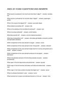 ANSC 221 EXAM 2 QUESTIONS AND ANSWERS