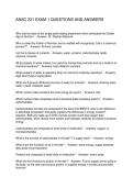 ANSC 221 EXAM 1 QUESTIONS AND ANSWERS