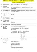 CCT Exam &ndash; EKG with all Correct & 100&percnt; Verified Answers &vert;Latest Version &vert;Already Graded A&plus;