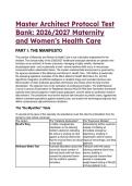 OB&sol;Maternity Nursing Master Study Guide & 55-Q&A &vert; Lowdermilk 13th Ed &vert; 2026&sol;2027 NCLEX-RN Next Gen