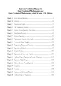 Solutions for Basic Technical Mathematics with Calculus&comma; 12th Edition by Allyn J&period; Washington 2025&sol; 2026 Complete with Solution