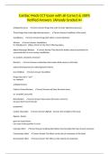 Cardiac Meds CCT Exam with all Correct & 100&percnt; Verified Answers &vert;Already Graded A&plus;