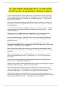 CCT 212-82 Exam Study Set with all Correct & 100&percnt; Verified Answers &vert;Latest Version &vert;Already Graded A&plus;