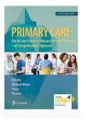 Primary Care&colon; Art and Science of&period; Advanced Practice Nursing - An&period; Interprofessional Approach Test&period; Bank 5 th Edition&period; TEST&period; BANK&period;