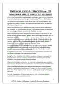 TEXES SOCIAL STUDIES 7-12 PRACTICE EXAM&vert; TOP SCORES MADE SIMPLE &vert; TRUSTED TEST SOLUTIONS&excl;