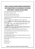 TEXES 7-12 SOCIAL STUDIES CONTENT EXAM PRACTICE TEST STUDIERS TODAY 4&period;4 &lpar;13 REVIEWS&rpar; &vert; TOP SCORES MADE SIMPLE &vert; TRUSTED TEST SOLUTIONS&excl;