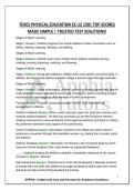 TEXES PHYSICAL EDUCATION EC-12 158&vert; TOP SCORES MADE SIMPLE &vert; TRUSTED TEST SOLUTIONS&excl;