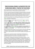 TEXES 232 SOCIAL STUDIES 7-12 PRACTICE TEST&vert; TOP SCORES MADE SIMPLE &vert; TRUSTED TEST SOLUTIONS&excl;