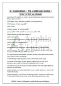 HF - PHARM EXAM 2&vert; TOP SCORES MADE SIMPLE &vert; TRUSTED TEST SOLUTIONS&excl;