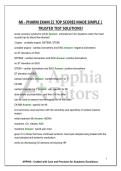 MI - PHARM EXAM 2&vert; TOP SCORES MADE SIMPLE &vert; TRUSTED TEST SOLUTIONS&excl;