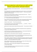 CCT Study Guide Part 2 with all Correct & 100&percnt; Verified Answers &vert;Latest Version &vert;Already Graded A&plus;