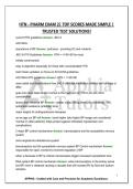HTN - PHARM EXAM 2&vert; TOP SCORES MADE SIMPLE &vert; TRUSTED TEST SOLUTIONS&excl;