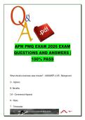 APM EXAM COMPLETE PACKAGE DEAL