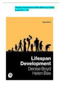 Test Bank for Lifespan Development&comma; 9th Edition by Denise Boyd & Helen Bee &vert; Verified Chapters 1-19 Complete &vert; A&plus; Grade &vert; Downloadable PDF