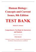 Test Bank &ndash; Human Biology&colon; Concepts and Current Issues&comma; 8th Edition &ndash; Michael D&period; Johnson &ndash; ISBN 9780134042435 &lpar;Full Chapters 1&ndash;24 Covered&rpar;