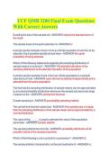 UCF QMB 3200 Final Exam Questions With Correct Answers 