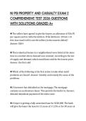 NJ PSI PROPERTY AND CASUALTY EXAM 2 COMPREHENSIVE TEST 2026 QUESTIONS WITH SOLUTIONS GRADED A&plus;