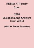 RESNA ATP Study Guide PDF &vert; Assistive Technology Professional Certification Exam Prep & Practice Review