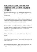 NJ REAL ESTATE COMPLETE SCRIPT 2026 QUESTIONS WITH ACCURATE SOLUTIONS GRADED A&plus;
