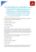 WGU D184 OBJECTIVE ASSESSMENT Actual Exam 2026&sol;2027 Complete Questions and Verified Answers with Detailed Rationales Standard-Based Assessment Grade A 100&percnt; Correct Pass Guaranteed - A&plus; Graded