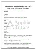 PNEUMONIA&sol;URI - PHARM FINAL EXAM&vert; TOP SCORES MADE SIMPLE &vert; TRUSTED TEST SOLUTIONS&excl;