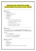 PRESSURE INJURY PREVENTION & WOUND STAGING NURSING EXAM 2026-28