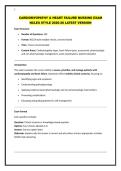 CARDIOMYOPATHY & HEART FAILURE NURSING EXAM NCLEX STYLE 2026-28 LATEST VERSION