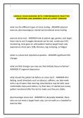 CARDIAC EXAM NURSING WITH COMPREHENSIVE PRACTICE QUESTIONS AND ANSWERS