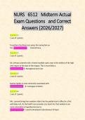 NURS   6512   Midterm Actual Exam Questions   and Correct Answers &lpar;2026&sol;2027&rpar;