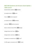 BIOT 640 Questions and Answers latest Update &vert;  100&percnt; Correct  