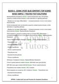 BLOCK 6 - EXAM 2 POST QUIZ CONTENT&vert; TOP SCORES MADE SIMPLE &vert; TRUSTED TEST SOLUTIONS&excl;