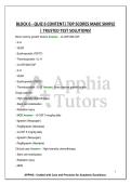 BLOCK 6 - QUIZ 6 CONTENT&vert; TOP SCORES MADE SIMPLE &vert; TRUSTED TEST SOLUTIONS&excl;