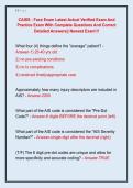 CAISS - Face Exam Latest Actual Verified Exam And  Practice Exam With Complete Questions And Correct  Detailed Answers&vert;&vert; Newest Exam&excl;&excl;&excl;