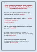 CAISS - Spine Exam Latest Actual Verified  Exam And  Practice Exam With Complete Questions And Correct  Detailed Answers&vert; Newest Exam&excl;&excl;&excl; 