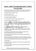 BLOCK 5 - OMM&vert; TOP SCORES MADE SIMPLE &vert; TRUSTED TEST SOLUTIONS&excl;